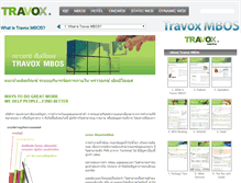 Tablet Screenshot of mbos.travox.co.th